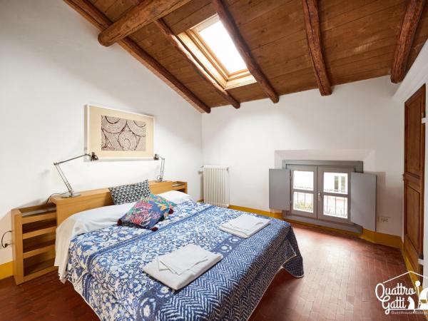 I 4 Gatti : photo 3 de la chambre chambre double ou lits jumeaux avec salle de bains privative externe