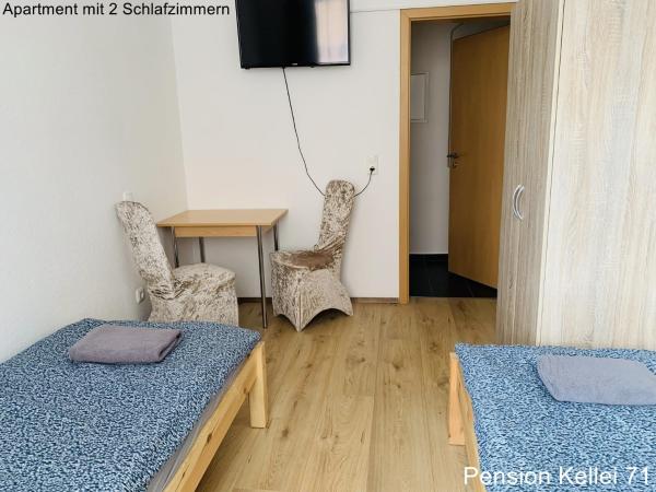Pension Kellei 71 : photo 5 de la chambre appartement 2 chambres
