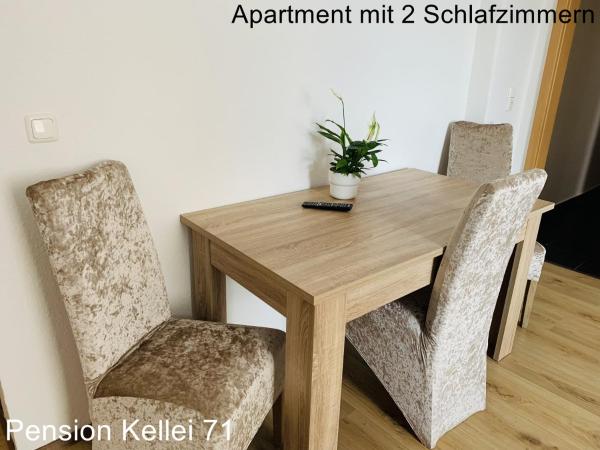 Pension Kellei 71 : photo 7 de la chambre appartement 2 chambres