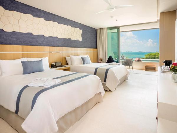 Dreams Vista Cancun Golf & Spa Resort : photo 1 de la chambre hébergement 2 lits queen-size deluxe club privilège avec petite piscine - vue sur océan
