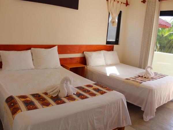 Ikarus Costa Mujeres Eco Lodge Sunset View : photo 10 de la chambre chambre double avec salle de bains privative