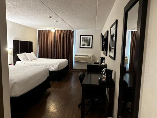 Ramada Plaza by Wyndham Niagara Falls : photo 2 de la chambre chambre avec 2 lits queen-size - animaux domestiques admis - non-fumeurs