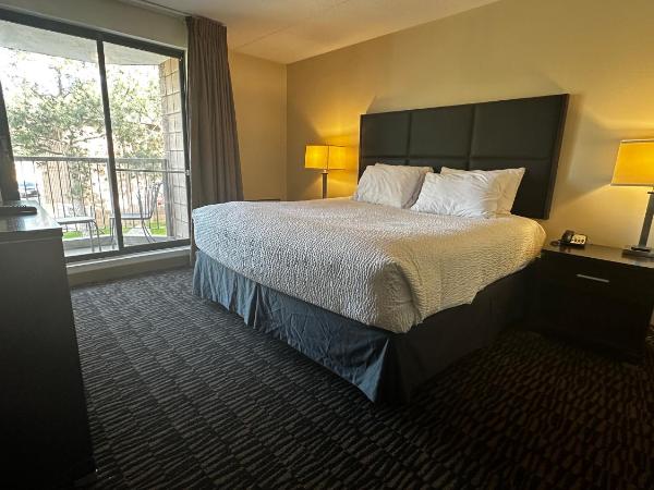 Ramada Plaza by Wyndham Niagara Falls : photo 1 de la chambre suite lit king-size avec jacuzzi