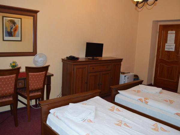 Hotel Paradise : photo 3 de la chambre chambre lits jumeaux avec salle de bains commune