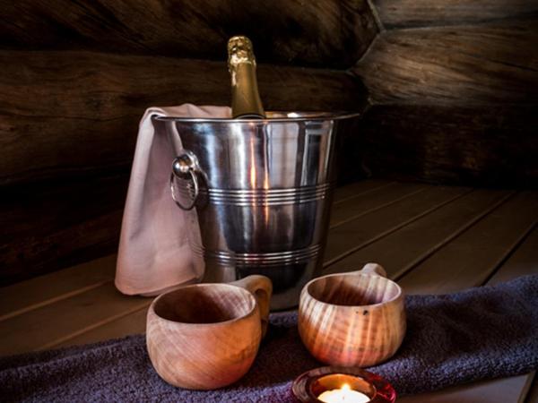 Napapiirin Järvilomat : photo 3 de la chambre cottage 1 chambre avec sauna