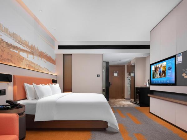 Hampton by Hilton Wuhan Zhongnan Jiedaokou Hotel : photo 2 de la chambre chambre supérieure lit queen-size