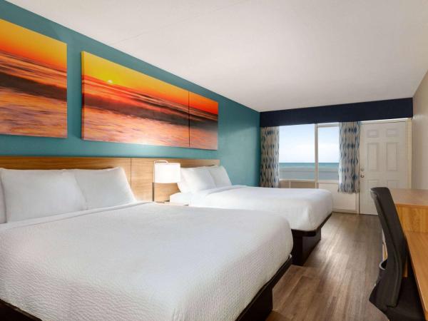 Days Inn by Wyndham Myrtle Beach-Beach Front : photo 1 de la chambre queen room with oceanfront - non-smoking
