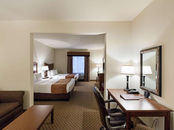 Comfort Suites San Antonio North - Stone Oak : photo 8 de la chambre suite avec 2 lits queen-size - non-fumeurs