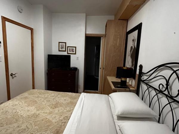 Gite Le Sieur de Joliette : photo 7 de la chambre chambre queen-size avec baignoire spa (nolan)