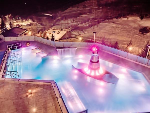 Hotel Alpenblick-Leukerbad-Therme : photo 5 de la chambre chambre simple avec accès spa et téléphérique