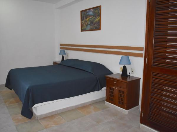 Hotel Plaza Almendros : photo 2 de la chambre chambre lit king-size - vue sur piscine