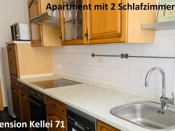 Pension Kellei 71 : photo 2 de la chambre appartement 2 chambres