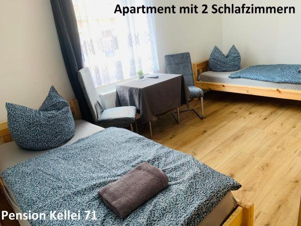 Pension Kellei 71 : photo 5 de la chambre appartement 2 chambres