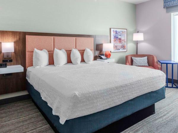 Hampton Inn & Suites Indianapolis West Speedway : photo 1 de la chambre king room with microwave and fridge