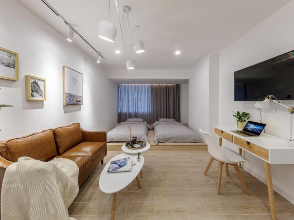 Forest Hostel Shanghai Jing'an : photo 1 de la chambre chambre lits jumeaux deluxe