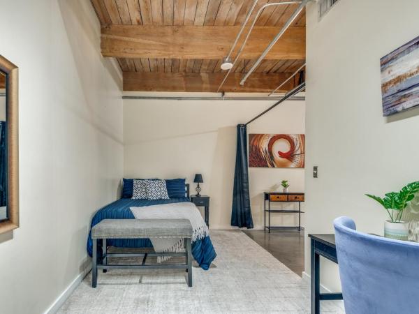 Downtown Dallas Condo - 2BR 1BA : photo 5 de la chambre appartement 2 chambres de luxe avec vue sur le jardin