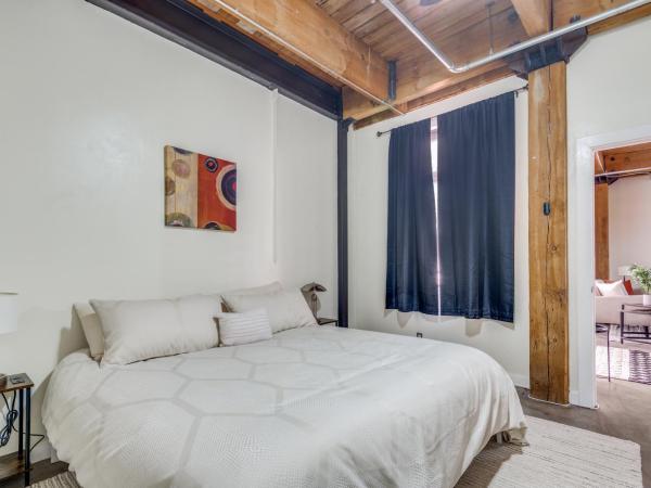 Downtown Dallas Condo - 2BR 1BA : photo 9 de la chambre appartement 2 chambres de luxe avec vue sur le jardin