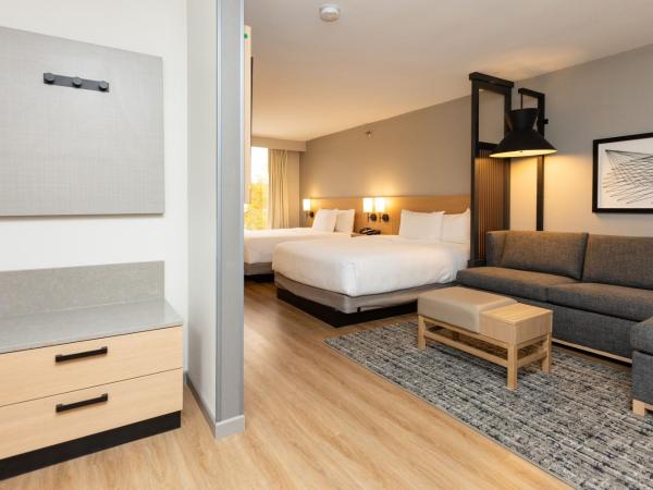 Hyatt Place Charlotte Arrowood : photo 6 de la chambre chambre avec 2 lits doubles et canapé-lit