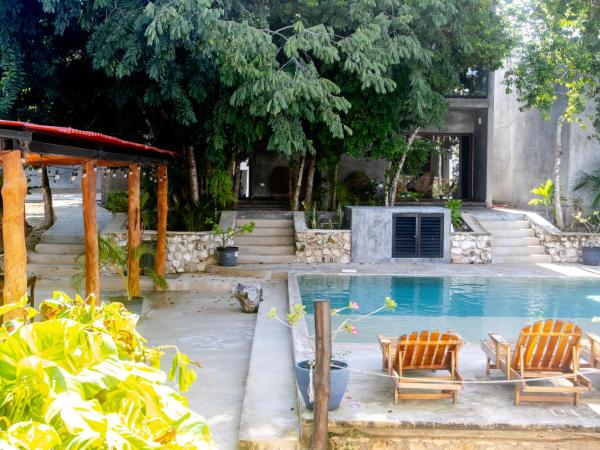 Hotel Casa Tortuga Tulum - Cenotes Park Inclusive : photo 6 de la chambre suite 2 beds with pool view