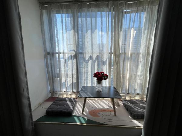 广州朴宿漫享公寓(琶洲国际会展中心店) : photo 7 de la chambre chambre lit queen-size