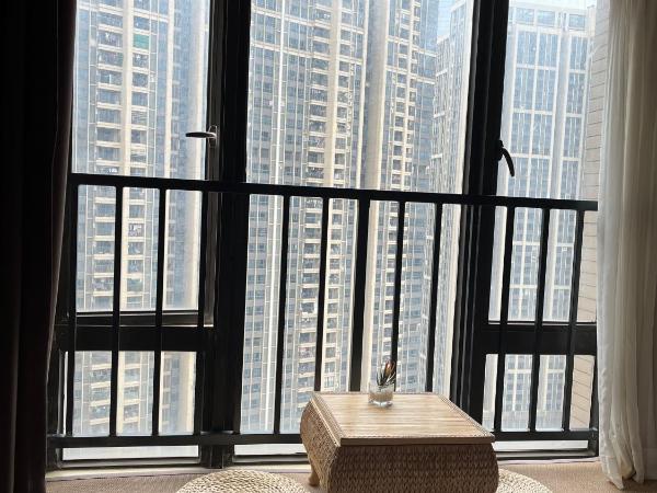 广州朴宿漫享公寓(琶洲国际会展中心店) : photo 8 de la chambre chambre lits jumeaux avec douche