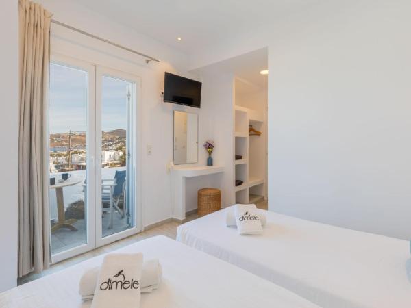 Dimele : photo 6 de la chambre chambre double ou lits jumeaux supérieure - vue sur mer