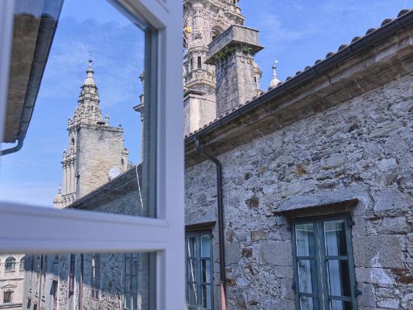 Hotel Praza Quintana : photo 10 de la chambre chambre double ou lits jumeaux