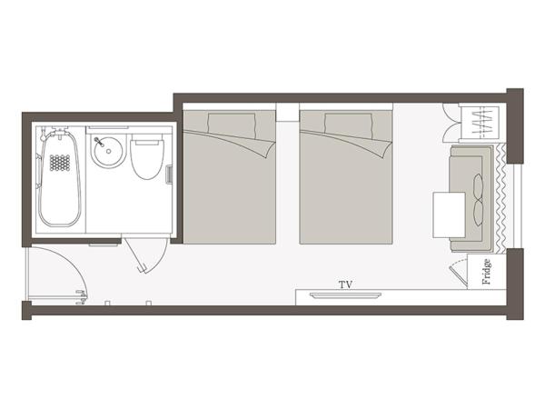 Mitsui Garden Hotel Kyobashi - Tokyo Station : photo 1 de la chambre chambre lits jumeaux moyenne - non-fumeurs