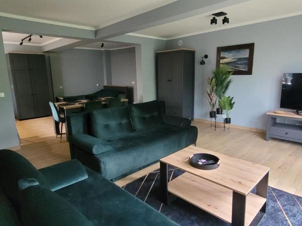 BŁĘKITNA 37 apartamenty : photo 5 de la chambre chambre familiale avec salle de bains privative