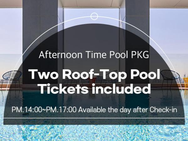 L7 Hongdae : photo 4 de la chambre [forfait piscine l’après-midi] chambre double standard - piscine sur le toit pour 2 personnes l’après-midi (de 14h00 à 17h00) incluse