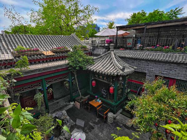 北京悦明元星空白塔景观四合院民宿 : photo 5 de la chambre chambre double supérieure