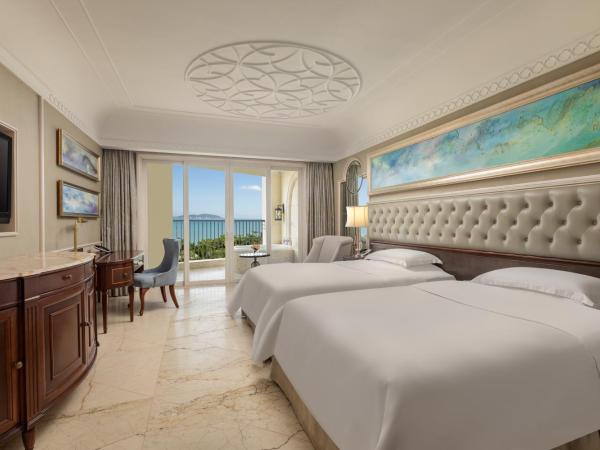 Crowne Plaza Resort Sanya Bay, an IHG Hotel : photo 1 de la chambre chambre double standard avec 2 lits doubles - Étage supérieur - vue sur mer