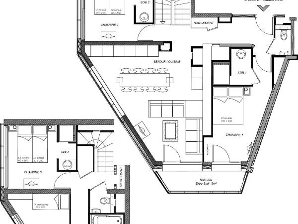 Chalet Hôtel Quartz : photo 8 de la chambre appartement