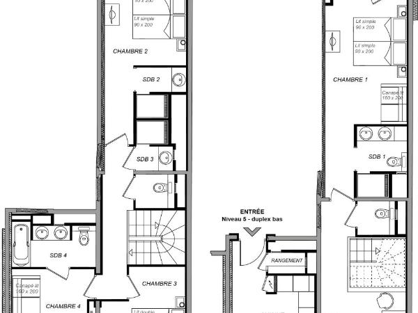 Chalet Hôtel Quartz : photo 8 de la chambre appartement