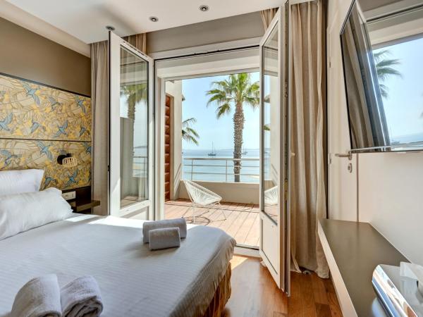 Hôtel Bor : photo 2 de la chambre chambre double avec lit de 140 cm - vue sur mer