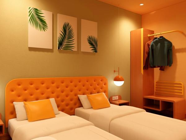 Bloom Hotel - Golf Course Road, Sector 43 : photo 9 de la chambre chambre lits jumeaux standard