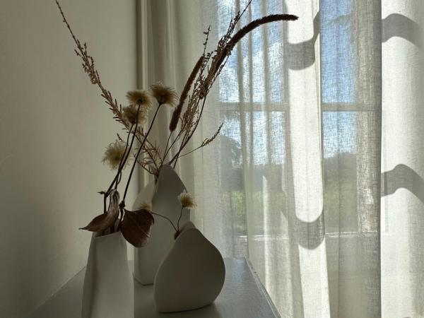 Château Bonalgue - Pomerol : photo 4 de la chambre chambre lit queen-size - vue sur jardin