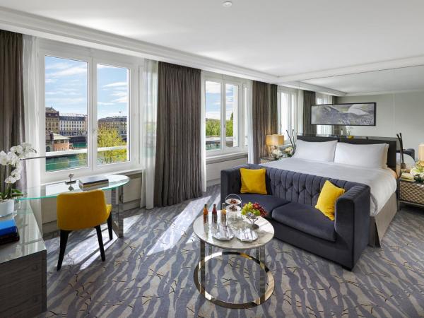 Mandarin Oriental, Geneva : photo 1 de la chambre chambre mandarin lit king-size ou lits jumeaux - vue sur fleuve