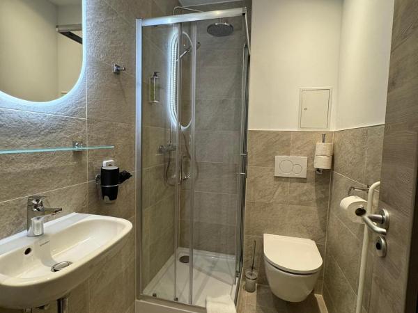 Hotel Bregenz : photo 2 de la chambre chambre triple avec salle de bains privative