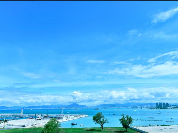 Mingshen Golf & Bay Resort Sanya : photo 3 de la chambre chambre lits jumeaux - vue sur mer