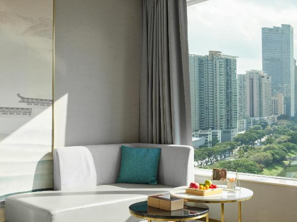Shenzhen Grand Skylight Garden Hotel : photo 2 de la chambre chambre lit queen-size - vue sur jardin