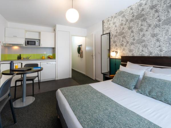 Nemea Appart Hotel Home Suite Nancy Centre : photo 2 de la chambre studio avec lit double (2 adultes)