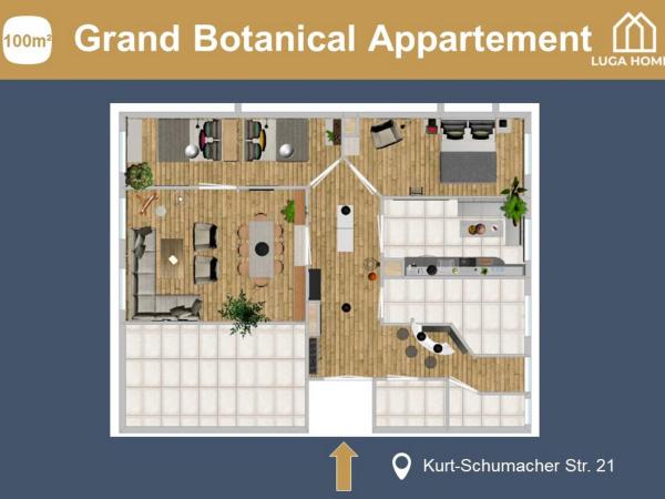 Luga Homes - Stadthaus : photo 9 de la chambre large three-bedroom apartment 