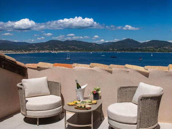 Tinah Saint-Tropez : photo 8 de la chambre chambre double supérieure avec terrasse - vue sur mer