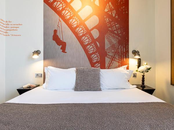 Hotel Alpha Paris Eiffel by Patrick Hayat : photo 6 de la chambre chambre double ou lits jumeaux eiffel