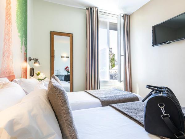 Hotel Alpha Paris Eiffel by Patrick Hayat : photo 3 de la chambre chambre double ou lits jumeaux eiffel