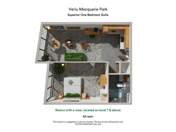 Veriu Macquarie Park : photo 7 de la chambre suite supérieure 1 chambre