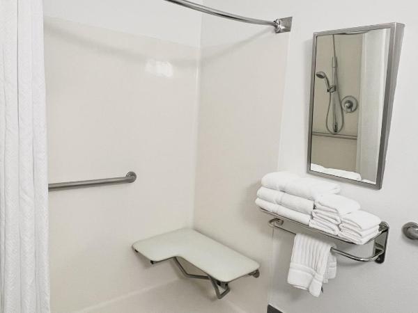 Country Inn & Suites by Radisson, Tucson Airport, AZ : photo 4 de la chambre chambre lit king-size avec douche accessible en fauteuil roulant - personnes à mobilité réduite/non-fumeurs