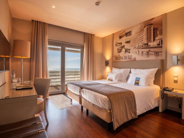 Vila Gale Collection Figueira da Foz : photo 3 de la chambre chambre lits jumeaux - vue sur mer
