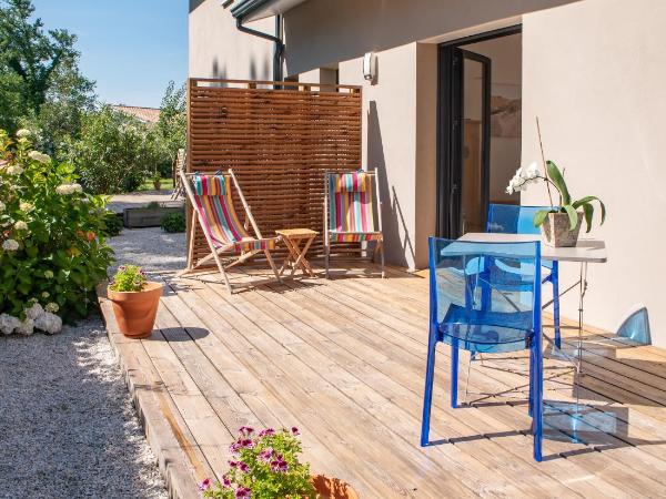 La Maison du Cotton- Gite bio-climatique : photo 10 de la chambre chambre double avec terrasse